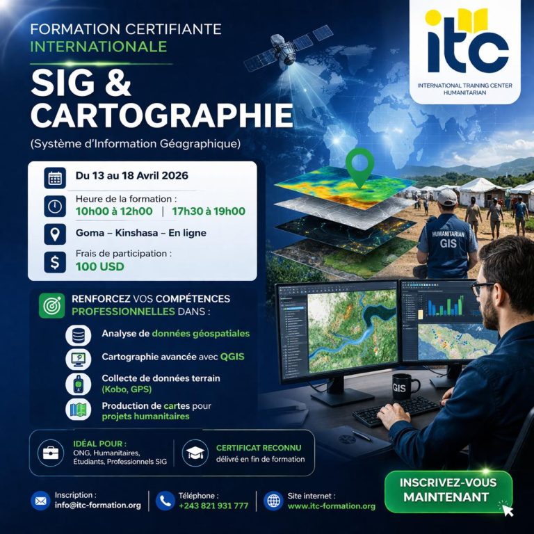 FORMATION SUR SIG & CARTOGRAPHIE